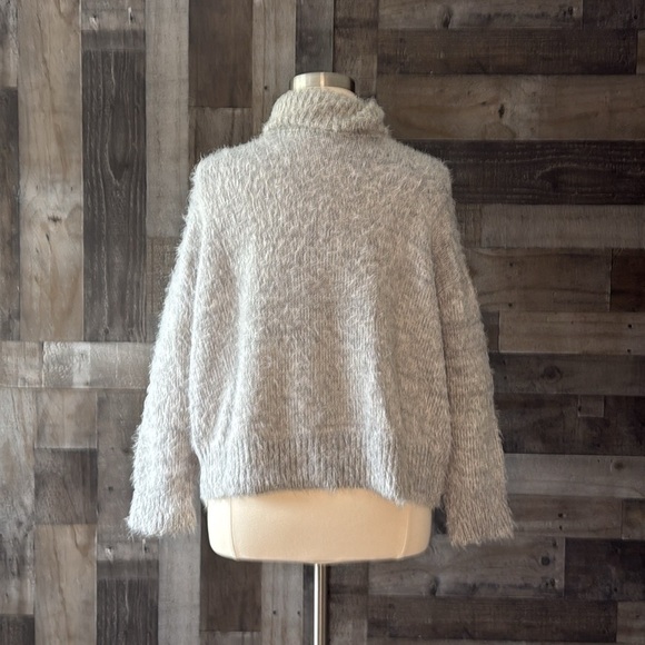 Show Me Your MuMu Fatima turtleneck sweater medium cozy eyelash knit boho chic - Picture 8 of 11